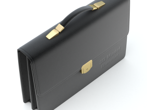 Leather Briefcase 3D-Modell