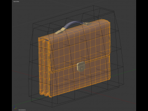 Leather Briefcase 3D-Modell