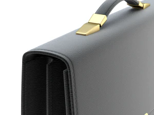 Leren aktetas 3D Model