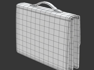 Leren aktetas 3D Model