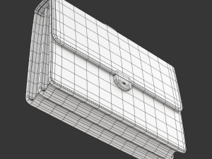 Leather Briefcase 3D-Modell