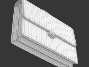 Leather Briefcase 3D-Modell