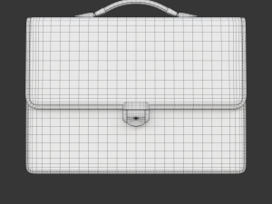 Leather Briefcase 3D-Modell