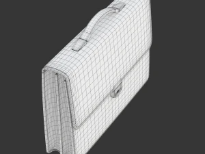 Leren aktetas 3D Model