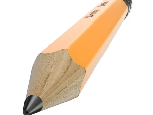 Wooden Pencil with Eraser 3D Model