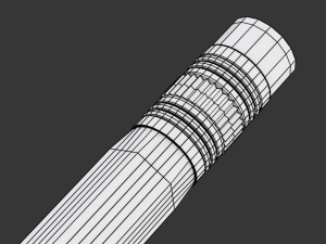 Wooden Pencil with Eraser Modèle 3D