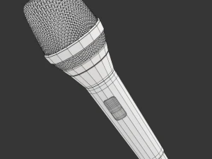 माइक्रोफ़ोन 3D मॉडल