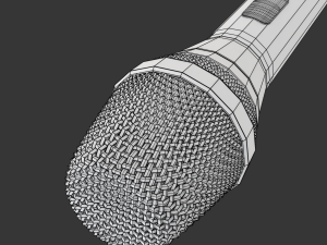 Microphone Modelo 3D