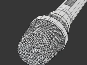 माइक्रोफ़ोन 3D मॉडल