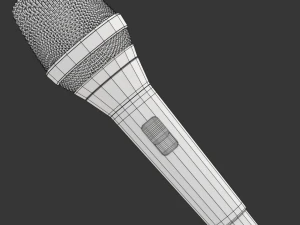 माइक्रोफ़ोन 3D मॉडल
