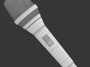 माइक्रोफ़ोन 3D मॉडल