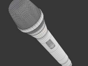 Microphone Modelo 3D