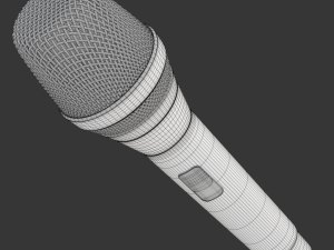 Microphone Modelo 3D