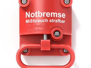 Emergency Hand Brake 3D Model