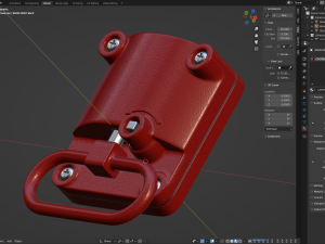 Emergency Hand Brake 3D Model