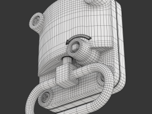 Emergency Hand Brake 3D Model