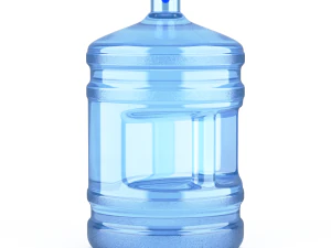 Bottiglia d'acqua dispenser con tappo e maniglia Modello 3D