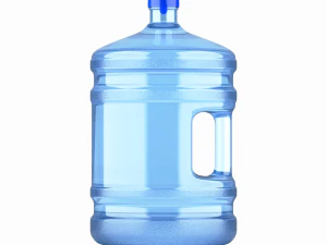 Dispenser Water Bottle with Cap and Handle 3D Model