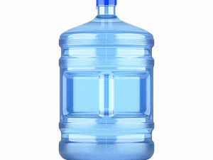 Dispenser Water Bottle with Cap and Handle 3D Model