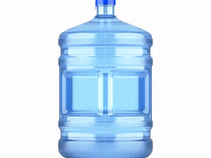 Dispenser Water Bottle with Cap and Handle 3D Model