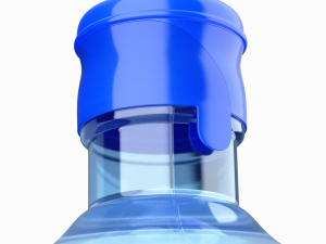 Dispenser Water Bottle with Cap and Handle 3D Model