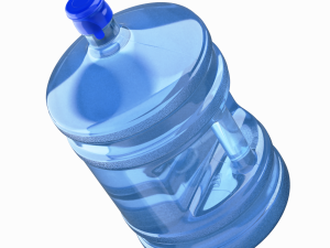 Dispenser Water Bottle with Cap and Handle 3D Model