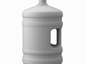 Dispenser Water Bottle with Cap and Handle 3D Model