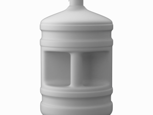 Dispenser Water Bottle with Cap and Handle 3D Model