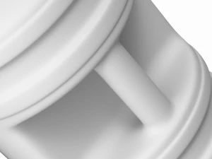 Dispenser Water Bottle with Cap and Handle 3D Model