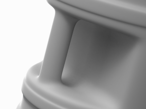 Dispenser Water Bottle with Cap and Handle 3D Model