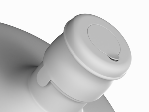 Dispenser Water Bottle with Cap and Handle 3D Model