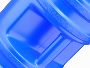Dispenser Water Bottle with Cap and Handle 3D Model