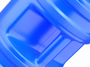 Dispenser Water Bottle with Cap and Handle 3D Model
