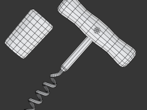Corkscrew with Cork Modelo 3D