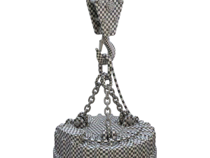 Electromagnetic Lifter with Hook 3D-Modell