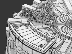 Електромагнітний підйомник з гачком 3D Модель