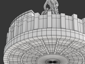Electromagnetic Lifter with Hook 3D-Modell