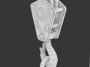 Електромагнітний підйомник з гачком 3D Модель