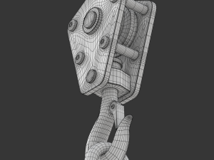 Electromagnetic Lifter with Hook 3D-Modell