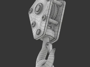Електромагнітний підйомник з гачком 3D Модель