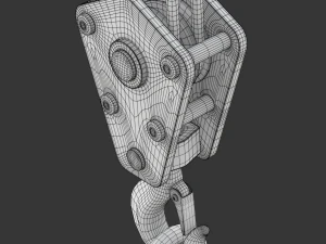 Електромагнітний підйомник з гачком 3D Модель