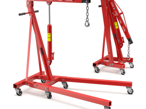 Foldable Workshop Crane 3D Model