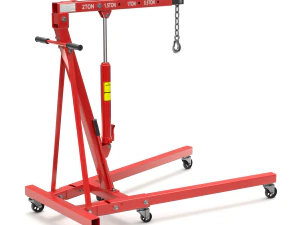 Foldable Workshop Crane 3D Model