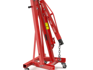 Foldable Workshop Crane 3D Model