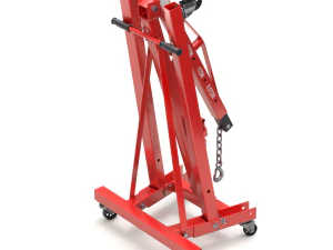 Foldable Workshop Crane 3D Model
