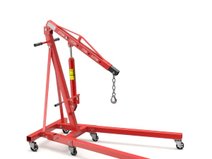 Foldable Workshop Crane 3D Model