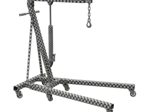 Foldable Workshop Crane 3D Model
