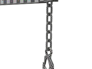 Foldable Workshop Crane 3D Model
