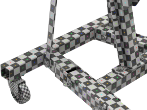 Foldable Workshop Crane 3D-Modell