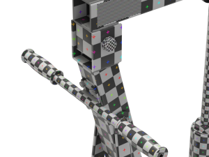 Foldable Workshop Crane 3D-Modell